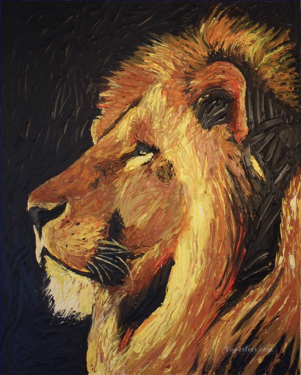 lion 19 Peintures à l'huile
